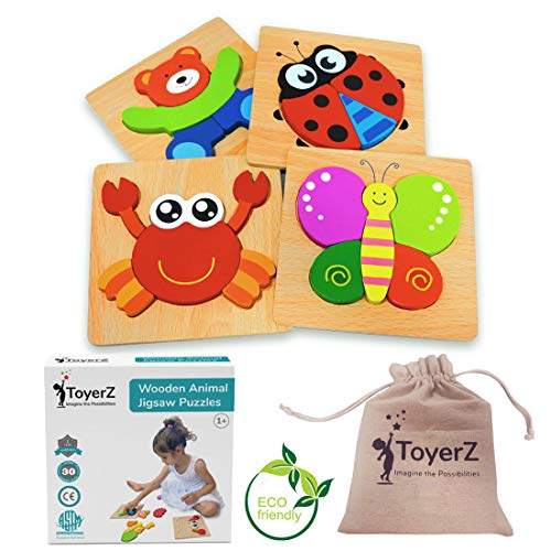 ToyerZ Puzzles Animaux en Bois