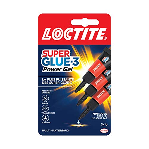 Loctite Super Glue-3 Power Flex Gel Mini Trio