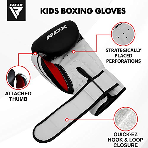 RDX Gants de boxe Maya Hide Kids pour enfants