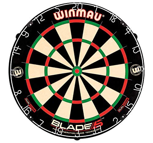 Winmau Blade 5 Dual Core Bristle Dartboard en soie