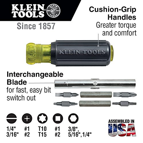 Klein Tools 32500 11-in-1 et clé de tournevis