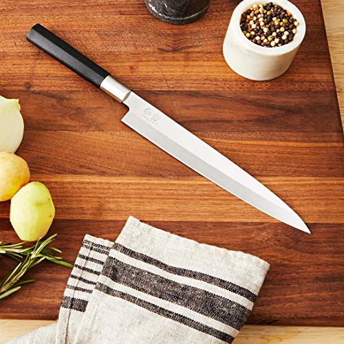 Couteau à sushi noir Yanagiba de Kai Wasabi