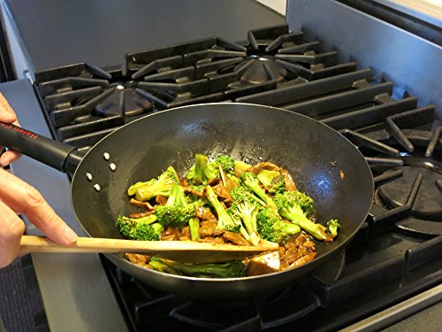 Le wok en acier au carbone de la cuisine asiatique d'Helen Chen