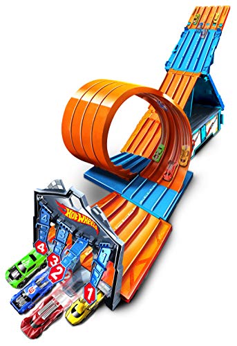 Système de construction de pistes de Hot Wheels Crate