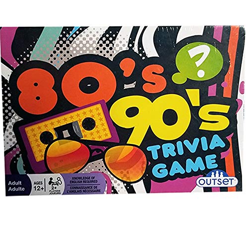 Début du jeu de société Trivia Media des années 80 et 90