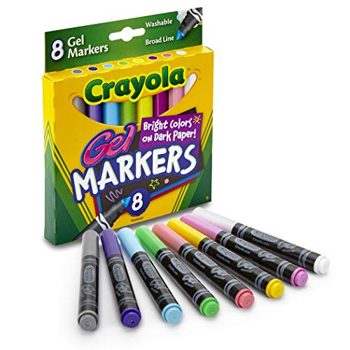 Marqueurs Crayola 8 Count Gel Washable