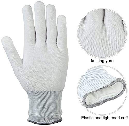 Flyglobal Gants LED Lumineux à Doigts Squelette Coloré 