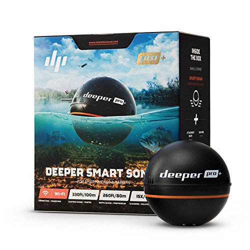 Deeper Pro + Sondeur intelligent Bluetooth Fish Finder