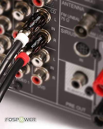 FosPower 2 Câble audio stéréo RCA M/M RCA