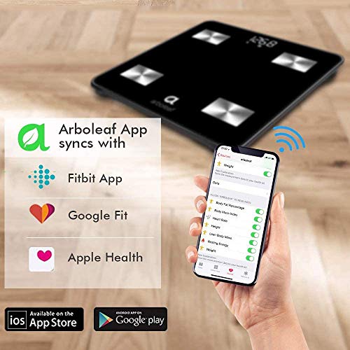 Pèse-personne Bluetooth intelligent Arboleaf