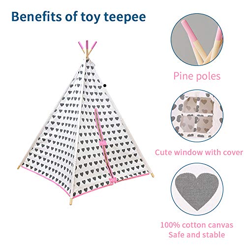 Tente tipi Asweets pliable pour enfants