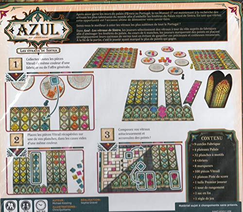 Azul du jeu de plateau à deux joueurs Plan B