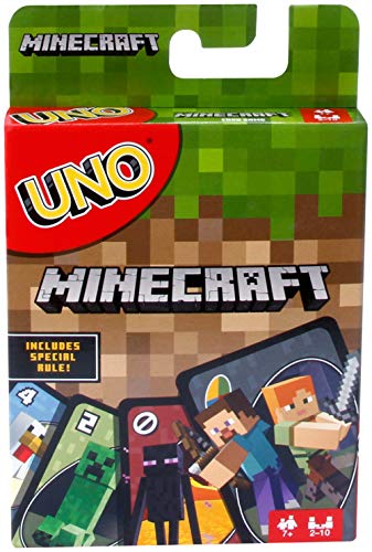 Jeu de cartes Mattel Games UNO Minecraft