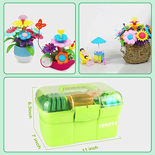 CENOVE Jouets de Construction de Jardin de Fleurs pour Filles 