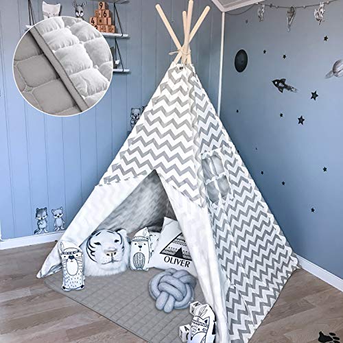 Tente tipi Tiny Land Canvas Kids Teepee