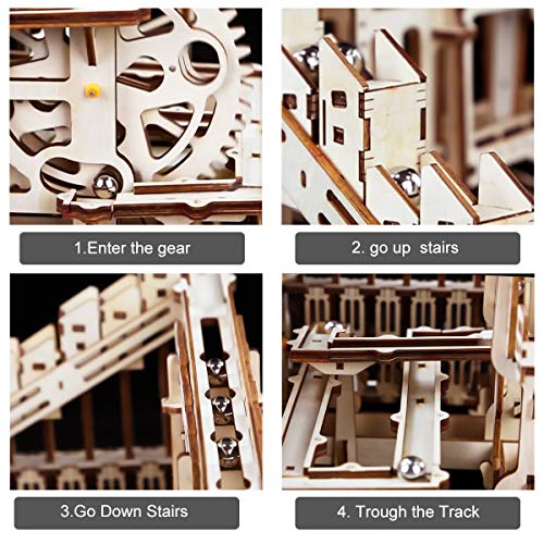 Casse-tête mécanique en bois de Robotime 3D