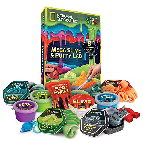 National Geographic Mega Slime Kit & ; Putty Lab