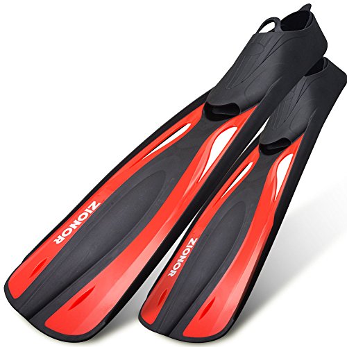 Zionor F1 Snorkel de plongée avec palmes courtes pour palmes courtes