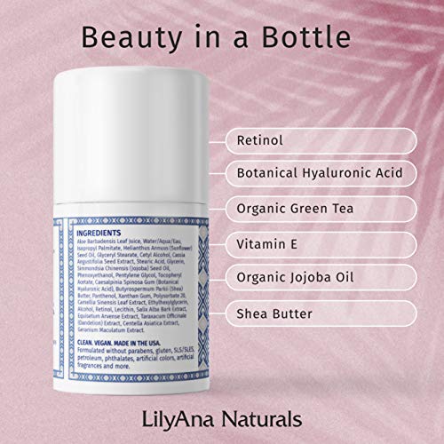 LilyAna Naturals Crème hydratante au rétinol