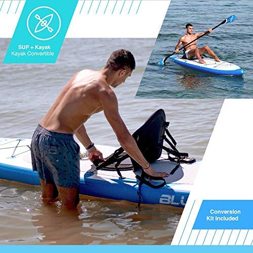 Conversion du kayak à nageoire bleue SUP