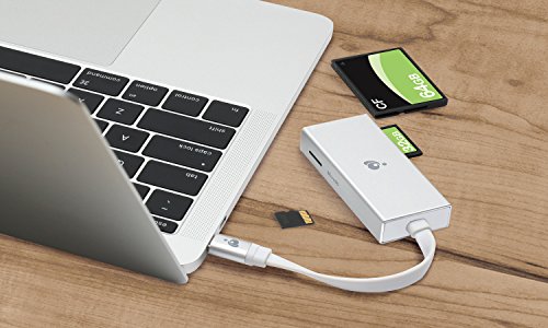 IOGEAR Lecteur de Carte SD 3-en-1 USB-C Quantum SD