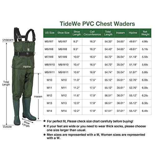 TideWe - Bootfoot - Pantalon échassier poitrine pied bot