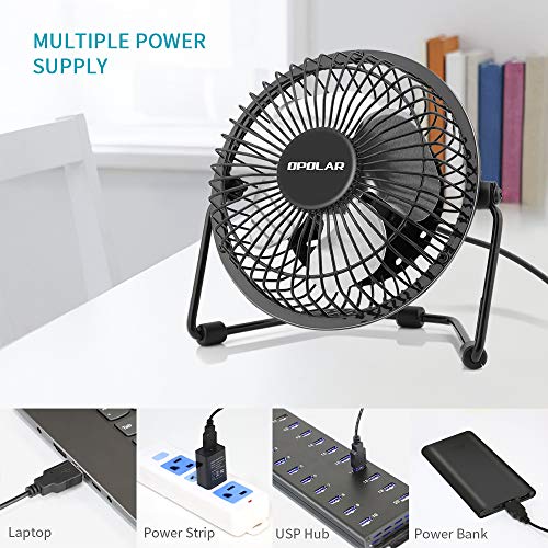 OPOLAR F401 Mini USB de table ventilateur personnel de bureau