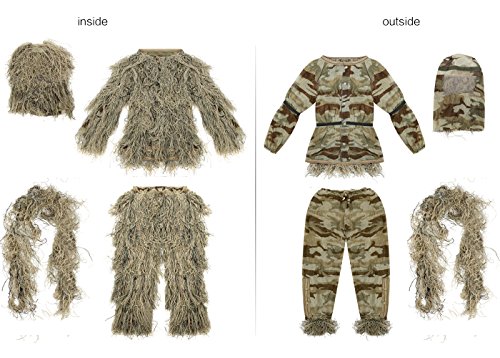 Pellor 3D Camouflage 3D - Ghillie Suit - Vêtements de camouflage