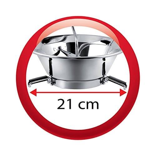 Moulinex A40106 Moulin-Légume en Inox 21 cm