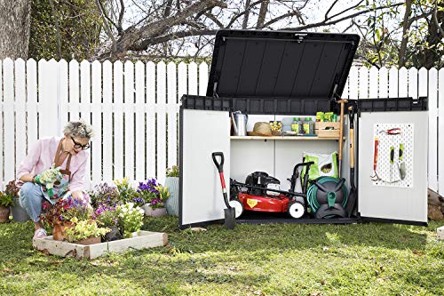 Keter 240790 Premier XL Resin Outdoor Storage Shed