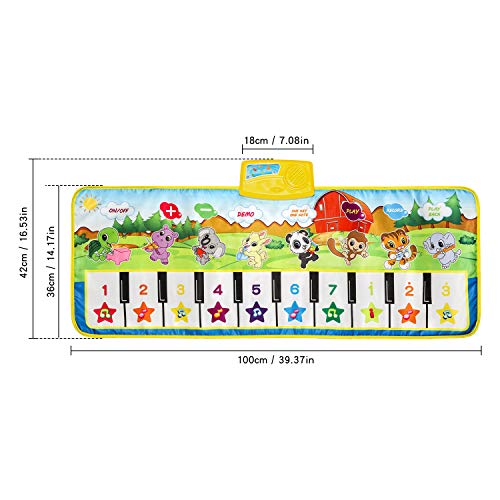 Tapis de Piano pour enfants, m zimoon