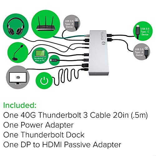 Station d'accueil enfichable Thunderbolt 3