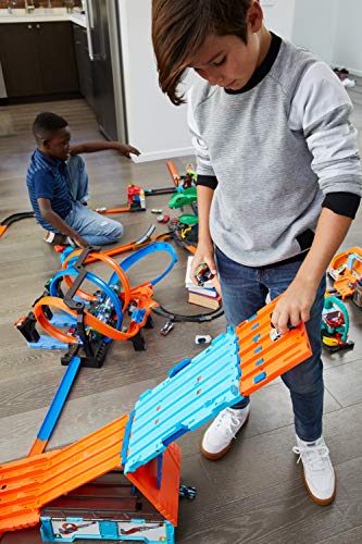 Système de construction de pistes de Hot Wheels Crate