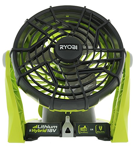 Ventilateur sans fil hybride 18 volts Ryobi