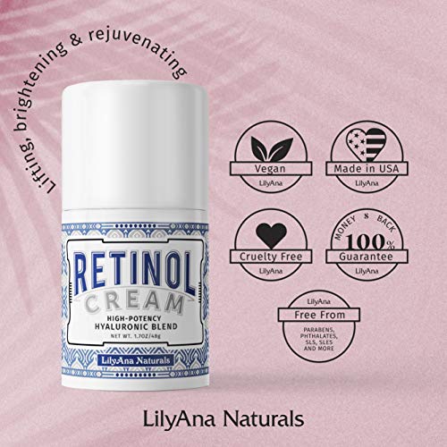 LilyAna Naturals Crème hydratante au rétinol