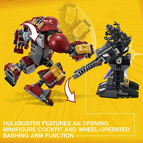 Kit de construction Lego Marvel Super Heroes Avenger Infinity War Hulkbuster