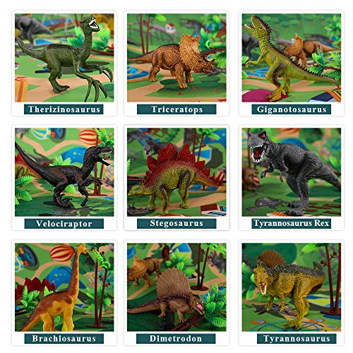 Tapis d'activité pour figurines de dinosaures TEMI