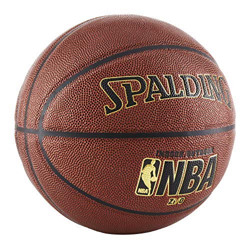 Spalding NBA Zi/O Basketball Intérieur/Extérieur - Taille officielle 7