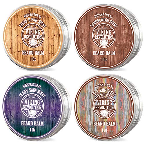 Viking Revolution 4 Beard Balm Variety Pack