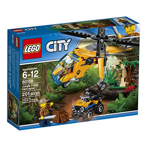 LEGO City Jungle Explorers Hélicoptère de transport de marchandises dans la jungle