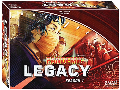 Pandémie : Legacy Season 1 (Red Edition) Jeu de plateau à deux joueurs