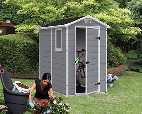 KETER Manor 4x6 Resin Outdoor Storage Shed Kit