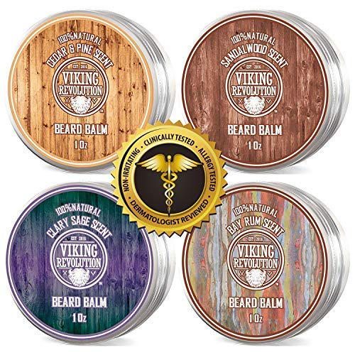 Viking Revolution 4 Beard Balm Variety Pack