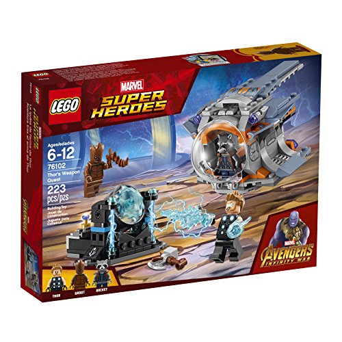 Lego Marvel Super Heroes Avengers Infinity War Thor's Weapon Building Kit