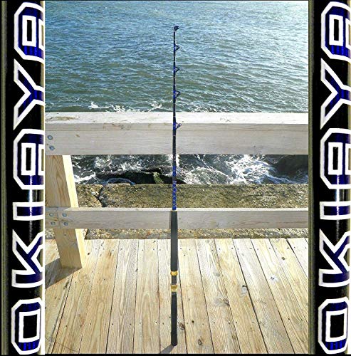 OKIAYA COMPOSIT 30-50LB Blueline Series Saltwater Big Game Roller Rod