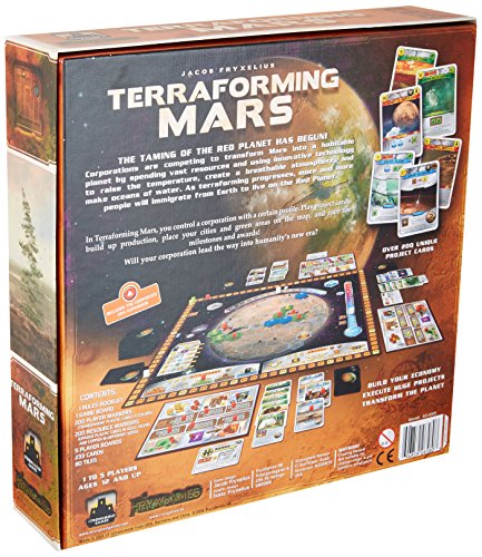 Jeu de plateau à deux joueurs sur Mars