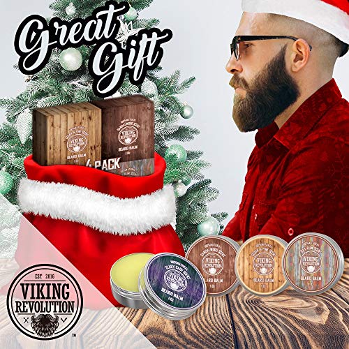 Viking Revolution 4 Beard Balm Variety Pack