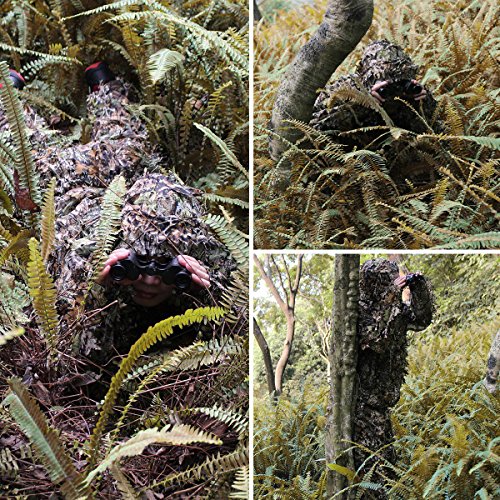 OUTERDO Camo 3D Leaves Woodland Ghillie Suits