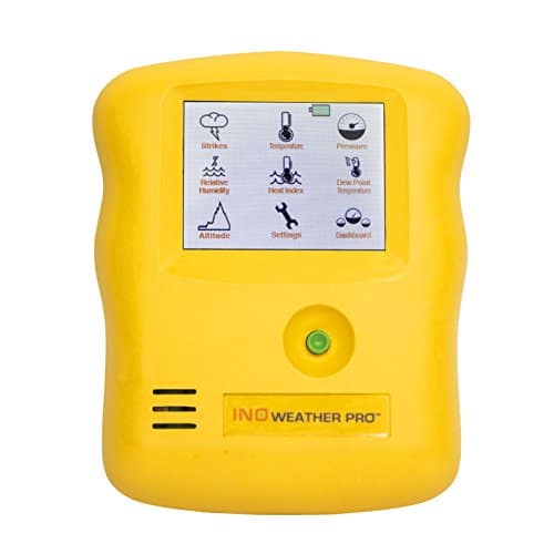 Station météorologique portative INO Weather Pro avec détection de la foudre