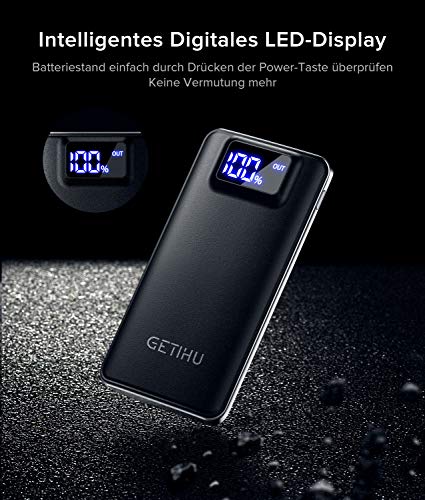 Banque d'énergie portable GETIHU 10000mAh